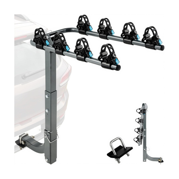 Rear Mounted Bike Rack for 4 Bikes