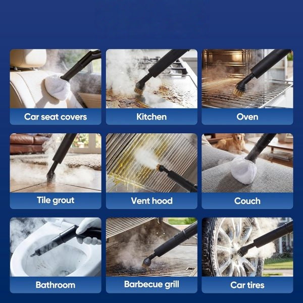 Handheld Steam Cleaner 230°F/3.5Bar High Pressure