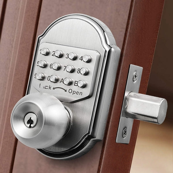 Mechanical Deadbolt Door Lock Combination Knob