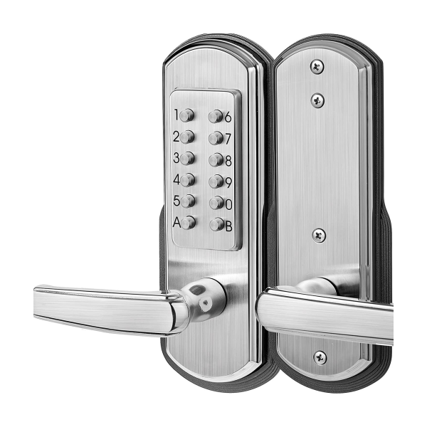 Straight Latch Door Lock Keyless Left Handle